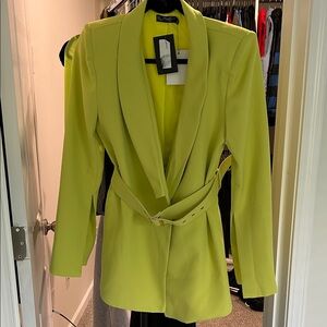 Neon Blazer Skort Romper